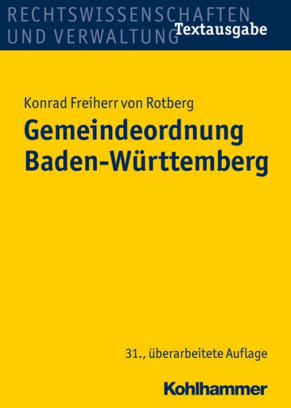 Gemeindeordnung Baden-Wurttemberg