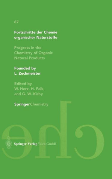 Progress in the Chemistry of Organic Natural Products / Edition 1