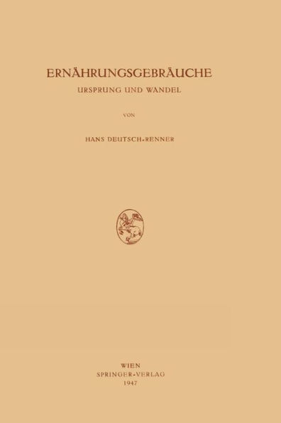 Ernï¿½hrungsgebrï¿½uche: Ursprung und Wandel