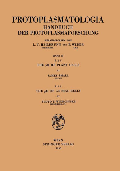 The pH of Plant Cells The pH of Animal Cells