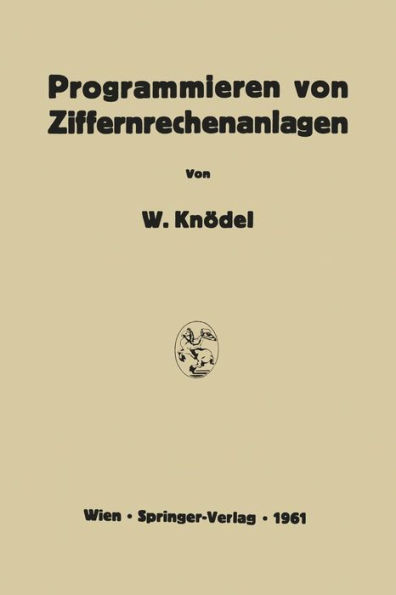 Programmieren von Ziffernrechenanlagen