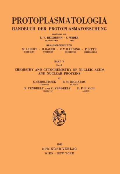 Chemistry and Cytochemistry of Nucleic Acids and Nuclear Proteins