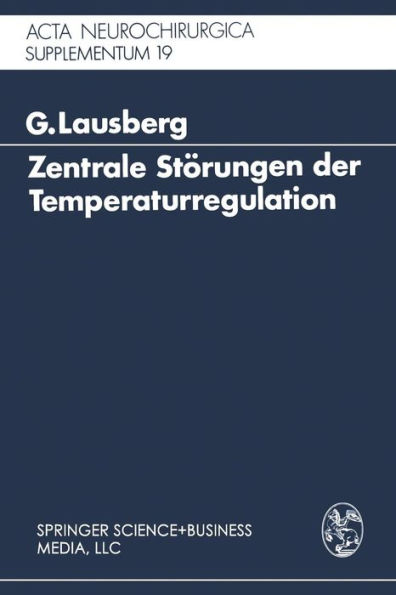 Zentrale Störungen der Temperaturregulation: Eine klinisch-experimentelle Studie