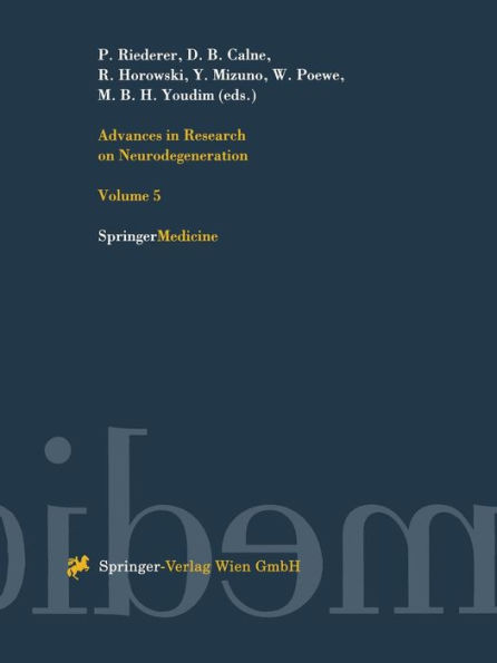 Advances in Research on Neurodegeneration: Volume 5