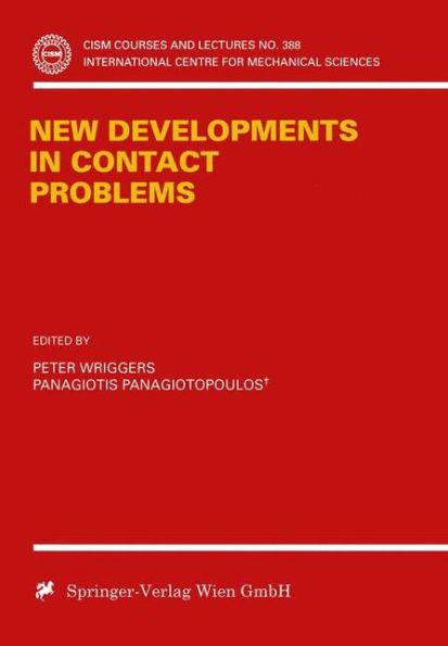 New Developments in Contact Problems / Edition 1