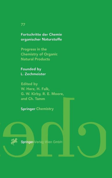 Fortschritte der Chemie organischer Naturstoffe: Progress in the Chemistry of Organic Natural Products / Edition 1