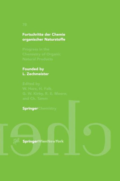 Fortschritte der Chemie organischer Naturstoffe / Progress in the Chemistry of Organic Natural Products / Edition 1