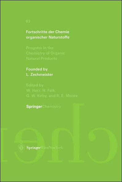 Fortschritte der Chemie organischer Naturstoffe: Progress in the Chemistry of Organic Natural Products / Edition 1