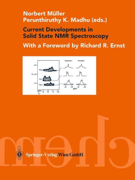 Current Developments in Solid State NMR Spectroscopy / Edition 1