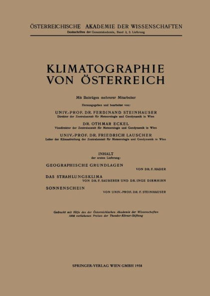 Klimatographie von Österreich