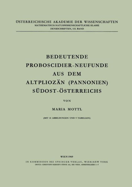 Bedeutende Proboscidier-Neufunde aus dem Altpliozän (Pannonien) Südost-Österreichs