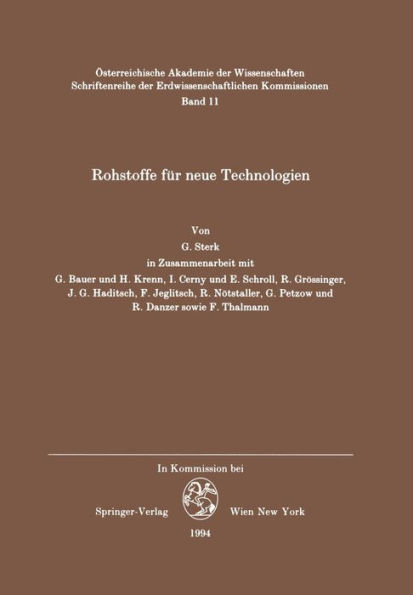 Rohstoffe fï¿½r neue Technologien