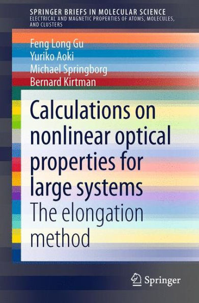 Calculations on nonlinear optical properties for large systems: The elongation method