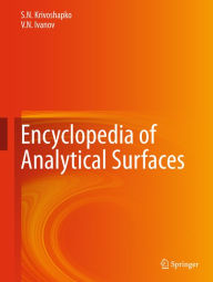 Title: Encyclopedia of Analytical Surfaces, Author: S.N. Krivoshapko