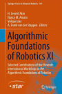 Algorithmic Foundations of Robotics XI: Selected Contributions of the Eleventh International Workshop on the Algorithmic Foundations of Robotics