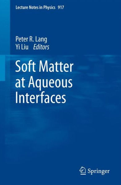 Soft Matter at Aqueous Interfaces