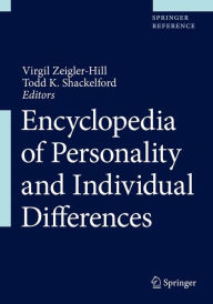 Title: Encyclopedia of Personality and Individual Differences, Author: Virgil Zeigler-Hill