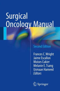 Free ebook audiobook download Surgical Oncology Manual by Frances C. Wright 9783319262741