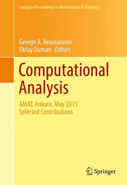 Computational Analysis: AMAT, Ankara, May 2015 Selected Contributions