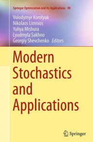 Title: Modern Stochastics and Applications, Author: Volodymyr Korolyuk