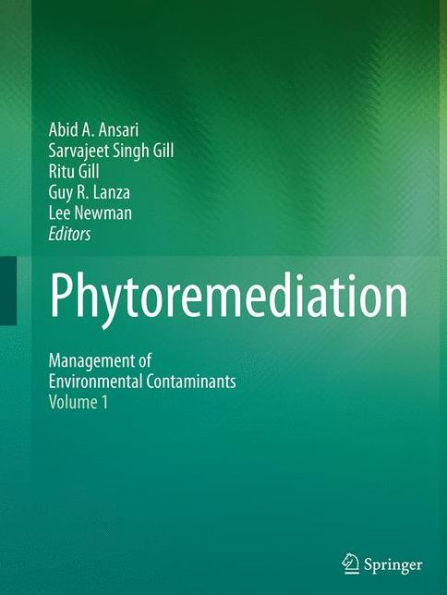 Phytoremediation: Management of Environmental Contaminants, Volume 1