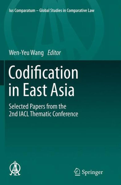 Codification East Asia: Selected Papers from the 2nd IACL Thematic Conference