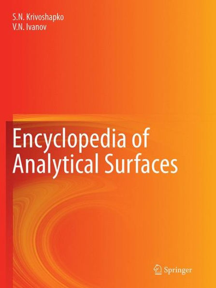 Encyclopedia of Analytical Surfaces