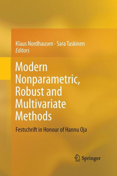 Modern Nonparametric, Robust and Multivariate Methods: Festschrift in Honour of Hannu Oja