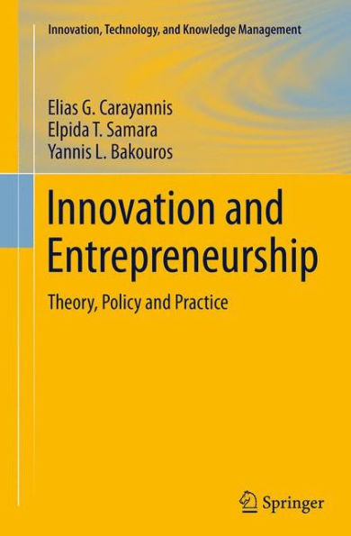 Innovation and Entrepreneurship: Theory, Policy Practice