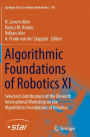 Algorithmic Foundations of Robotics XI: Selected Contributions of the Eleventh International Workshop on the Algorithmic Foundations of Robotics