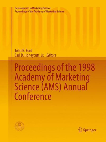 Proceedings of the Academy of Marketing Science (AMS) Annual Conference