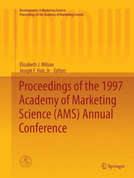 Proceedings of the 1997 Academy of Marketing Science (AMS) Annual Conference