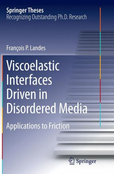 Viscoelastic Interfaces Driven Disordered Media: Applications to Friction