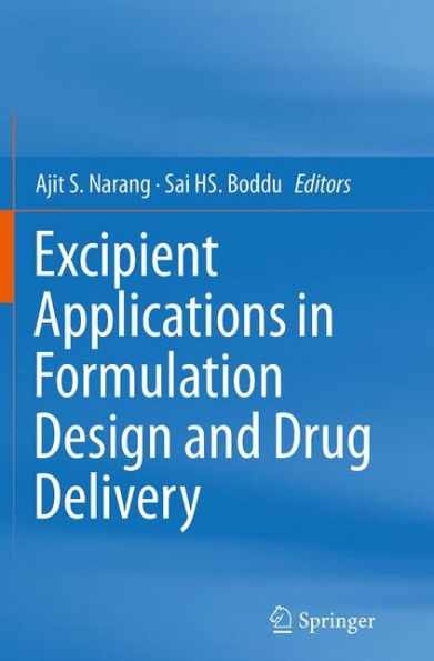 Excipient Applications in Formulation Design and Drug Delivery