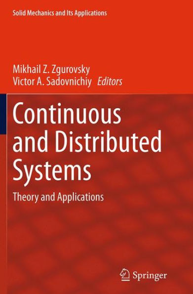 Continuous and Distributed Systems: Theory Applications
