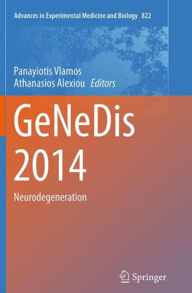 GeNeDis 2014: Neurodegeneration