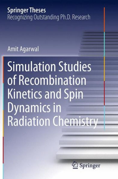 Simulation Studies of Recombination Kinetics and Spin Dynamics Radiation Chemistry