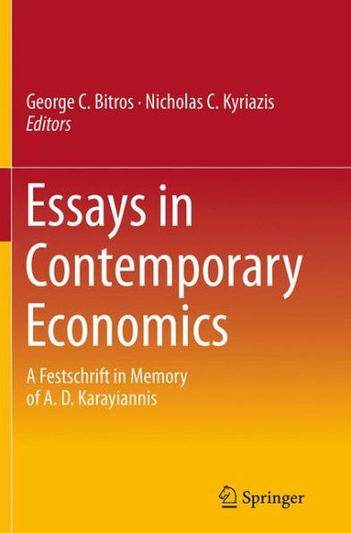 Essays in Contemporary Economics: A Festschrift in Memory of A. D. Karayiannis