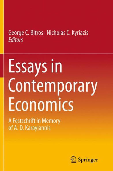 Essays Contemporary Economics: A Festschrift Memory of A. D. Karayiannis