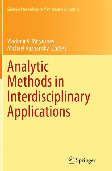 Analytic Methods Interdisciplinary Applications
