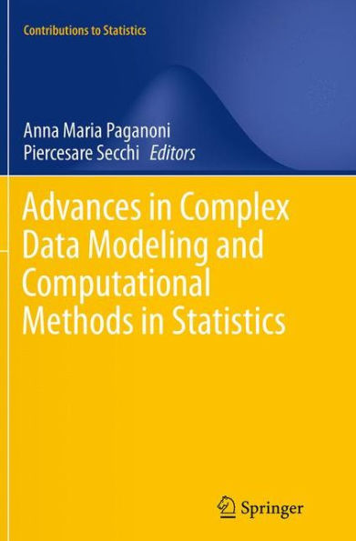 Advances Complex Data Modeling and Computational Methods Statistics