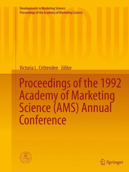 Proceedings of the Academy of Marketing Science (AMS) Annual Conference