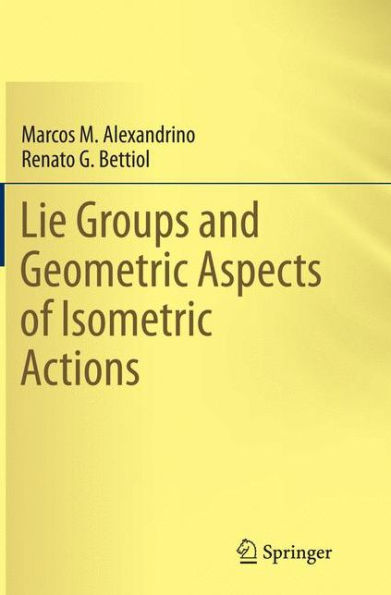 Lie Groups and Geometric Aspects of Isometric Actions