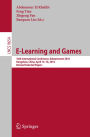 E-Learning and Games: 10th International Conference, Edutainment 2016, Hangzhou, China, April 14-16, 2016, Revised Selected Papers