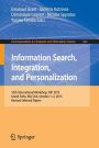 Information Search, Integration, and Personalization: 10th International Workshop, ISIP 2015, Grand Forks, ND, USA, October 1-2, 2015, Revised Selected Papers