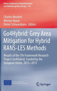 Title: Go4Hybrid: Grey Area Mitigation for Hybrid RANS-LES Methods: Results of the 7th Framework Research Project Go4Hybrid, Funded by the European Union, 2013-2015, Author: Charles Mockett