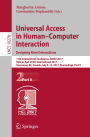 Universal Access in Human-Computer Interaction. Designing Novel Interactions: 11th International Conference, UAHCI 2017, Held as Part of HCI International 2017, Vancouver, BC, Canada, July 9-14, 2017, Proceedings, Part II