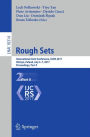 Rough Sets: International Joint Conference, IJCRS 2017, Olsztyn, Poland, July 3-7, 2017, Proceedings, Part II