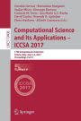 Computational Science and Its Applications - ICCSA 2017: 17th International Conference, Trieste, Italy, July 3-6, 2017, Proceedings, Part V