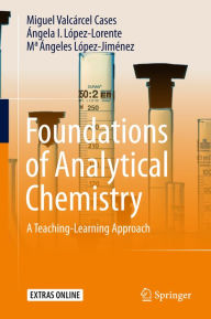 Title: Foundations of Analytical Chemistry: A Teaching-Learning Approach, Author: Miguel Valcárcel Cases